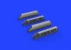 Eduard 672356 Me 410 exhaust stacks PRINT AIRFIX 1/72